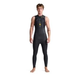 2XU Propel 1 Sleeveless Wetsuit Black Yellow