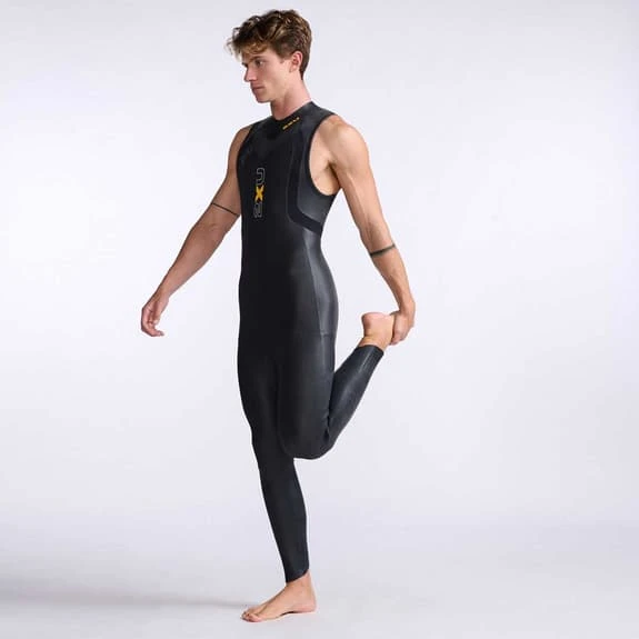 2XU Propel 1 Sleeveless Wetsuit Black Yellow 3 2XU Propel 1 Sleeveless Wetsuit Black Yellow - Image 3