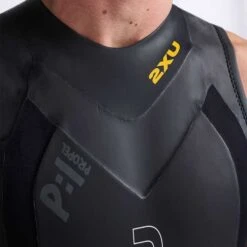 2XU Propel 1 Sleeveless Wetsuit Black Yellow 10 2XU Propel 1 Sleeveless Wetsuit Black Yellow -Flow Stroke Sales 2x mw4992c blk.abn 005