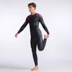 2XU Propel:Pro Long Sleeve Wetsuit Black Fuchsia -Flow Stroke Sales 2x mw5124c blk.puk 003
