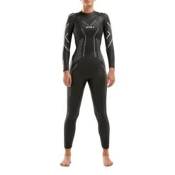 2XU Propel 2 Wetsuit Black Silver Women