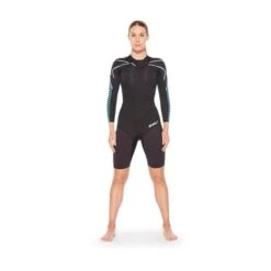 2XU Pro-Swim Run SR1 Wetsuit Black Blue Women -Flow Stroke Sales 2x ww5480c blk arg 01