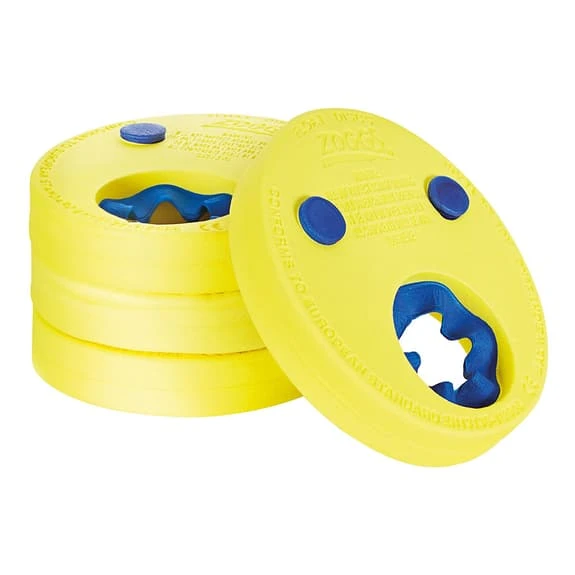 Zoggs Float Discs Yellow Blue Junior 1 Zoggs Float Discs Yellow Blue Junior