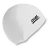 Zoggs Silicone Cap Plain White