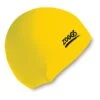 Zoggs Silicone Cap Plain Yellow