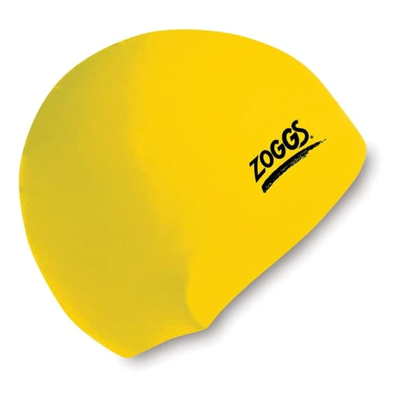 Zoggs Silicone Cap Plain Yellow 1 Zoggs Silicone Cap Plain Yellow