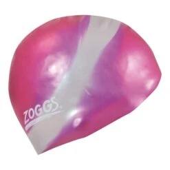 Zoggs Multi Colour Swim Cap Pink