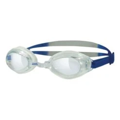 Zoggs Endura Swim Goggles White Blue Grey