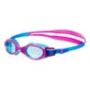 Swimming Goggles Speedo Futura Biofuse Flexiseal Blue Lilac With Transparent Lenses Child Blue