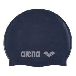 Swimming Cap Arena Classic Silicone Junior Blue Silver