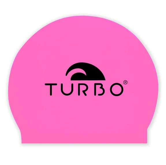 Turbo Latex Swimming Cap Pink 1 Turbo Latex Swimming Cap Pink