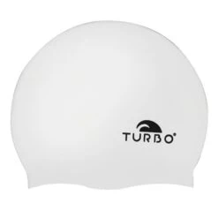 Turbo Silicone Swimming Cap White