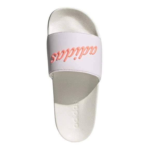 Adidas Adilette Shower Flip Flops White Pink Women 5 Adidas Adilette Shower Flip Flops White Pink Women - Image 5