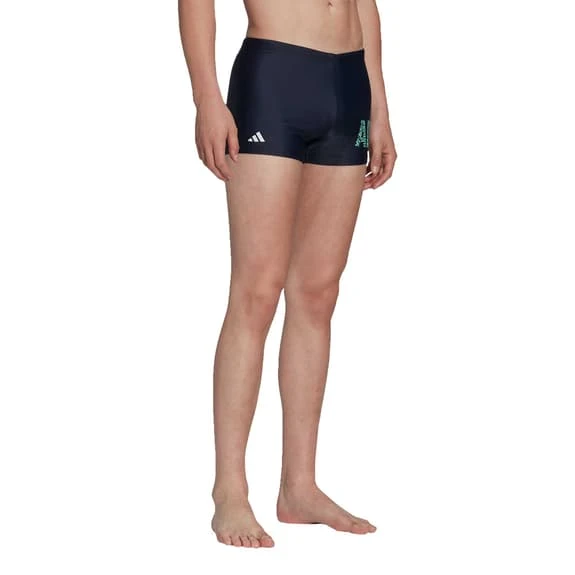 Adidas Wording Swim Shorts Black Green 4 Adidas Wording Swim Shorts Black Green - Image 4