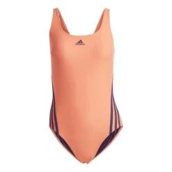 Adidas 3-Stripes Swimsuit Orange Salmon Lilac Women
