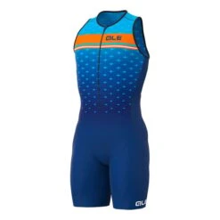 ALE Alé Stars Long Sleeveless Trisuit Blue Orange