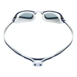 Aqua Sphere Fastlane Swim Goggles White Black With Mirrored Lenses -Flow Stroke Sales aqs ep2990406lmr 004