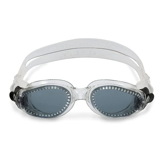 Aqua Sphere Kaiman Swimming Goggles White With Dark Blue Lenses 2 Aqua Sphere Kaiman Swimming Goggles White With Dark Blue Lenses - Image 2