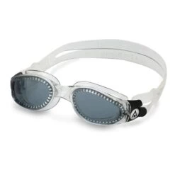 Aqua Sphere Kaiman Swimming Goggles White With Dark Blue Lenses 6 Aqua Sphere Kaiman Swimming Goggles White With Dark Blue Lenses -Flow Stroke Sales aqs ep3000000ld 003