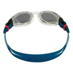 Aqua Sphere Kaiman Swimming Goggles Blue With Mirrored Grey Lenses -Flow Stroke Sales aqs ep3000098lms 004