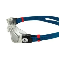 Aqua Sphere Kaiman Swimming Goggles Blue With Mirrored Grey Lenses -Flow Stroke Sales aqs ep3000098lms 005