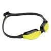 Aqua Sphere XCEED Swimming Goggles Black With Mirrored Yellow Lenses