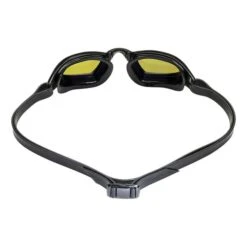 Aqua Sphere XCEED Swimming Goggles Black With Mirrored Yellow Lenses -Flow Stroke Sales aqs ep3030101lmy 004