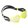 Aqua Sphere Kayenne Pro Swimming Goggles Yellow Black With Clear Lenses