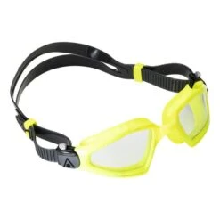 Aqua Sphere Kayenne Pro Swimming Goggles Yellow Black With Clear Lenses