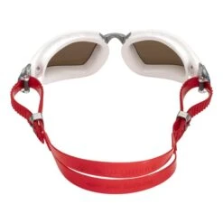 Aqua Sphere Kayenne Pro Swimming Goggles Red With Polarised Brown Lenses -Flow Stroke Sales aqs ep3040910lp 004