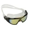 Aqua Sphere Vista Pro.A Swimming Goggles White Black With Mirrored Yellow Lenses