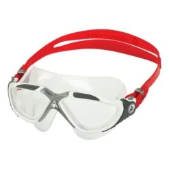 Aqua Sphere Vista Swimming Goggles Red With Clear Lenses 7 Aqua Sphere Vista Swimming Goggles Red With Clear Lenses -Flow Stroke Sales aqs ms5050915lc 003