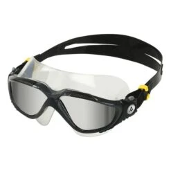Aqua Sphere Vista.A Swimming Goggles Black With Mirrored Grey Lenses -Flow Stroke Sales aqs ms5051201lms 003