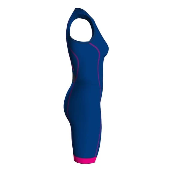 Arena ST 2.0 Front Zip Short Sleeved Racing Suit Pink Blue Women 6 Arena ST 2.0 Front Zip Short Sleeved Racing Suit Pink Blue Women - Image 6