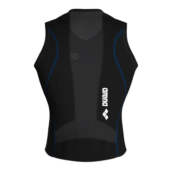Arena Tri ST 2.0 Sleeveless Top Black Blue 2 Arena Tri ST 2.0 Sleeveless Top Black Blue - Image 2