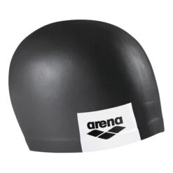 Arena Logo Moulded Swim Cap Black