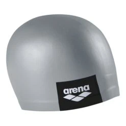Arena Logo Moulded Swim Cap Grey