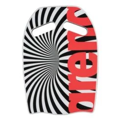 Arena Printed Kickboard White Black