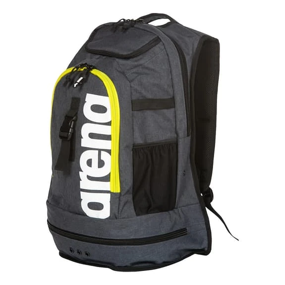 Arena Fastpack 2.2 40L Swim Bag Grey Yellow 1 Arena Fastpack 2.2 40L Swim Bag Grey Yellow