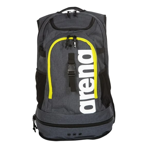Arena Fastpack 2.2 40L Swim Bag Grey Yellow 2 Arena Fastpack 2.2 40L Swim Bag Grey Yellow - Image 2