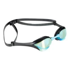Arena Cobra Ultra Swipe Swimming Goggles Black With Green Blue Mirrored Lenses -Flow Stroke Sales ar 002507 999 002