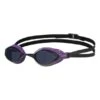 Arena Air Speed Swimming Goggles Black Lilac With Smoked Black Lenses