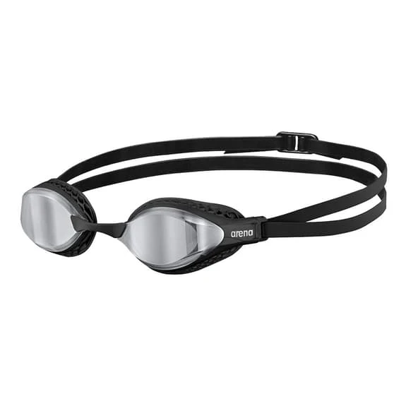 Arena Air Speed Swimming Goggles Black With Grey Mirrored Lenses 1 Arena Air Speed Swimming Goggles Black With Grey Mirrored Lenses