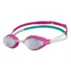 Arena Air Speed Swim Goggles Pink White Green With Mirror Lenses