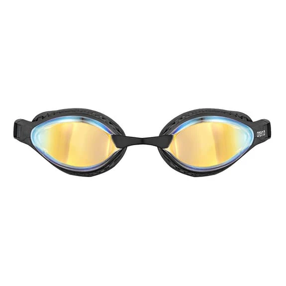 Arena Air Speed Swimming Goggles Black With Yellow Mirrored Lenses 2 Arena Air Speed Swimming Goggles Black With Yellow Mirrored Lenses - Image 2