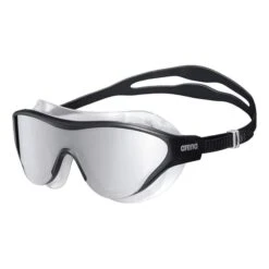 Arena The One Swim Goggles Black Grey With Mirrored Grey Lens