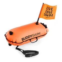 BuddySwim Drybag Buoy With Orange Flag