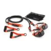 BuddySwim Super Stroke Dryland Cords Medium Paddle Rubbers Black Orange
