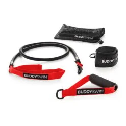 Buddyswim Ultimate Dryland Heavy Black Red Resistance Bands