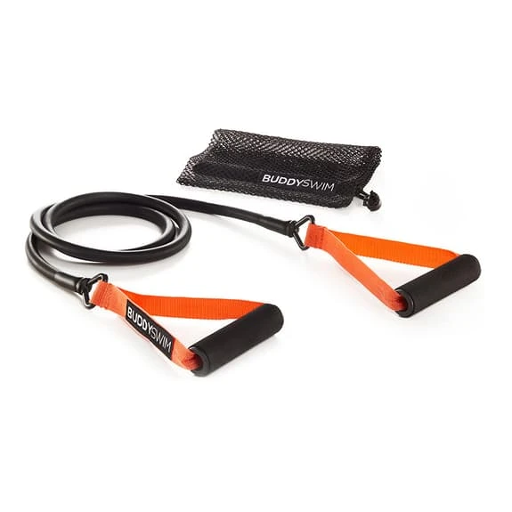 Buddyswim Classic Dryland Medium Black Orange Resistance Bands 1 Buddyswim Classic Dryland Medium Black Orange Resistance Bands